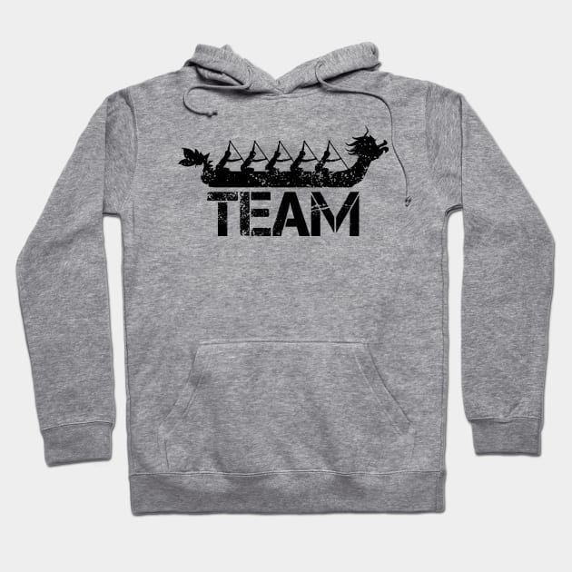 Dragon Boat Racing Team Graphic Design Hoodie by Shirtbubble